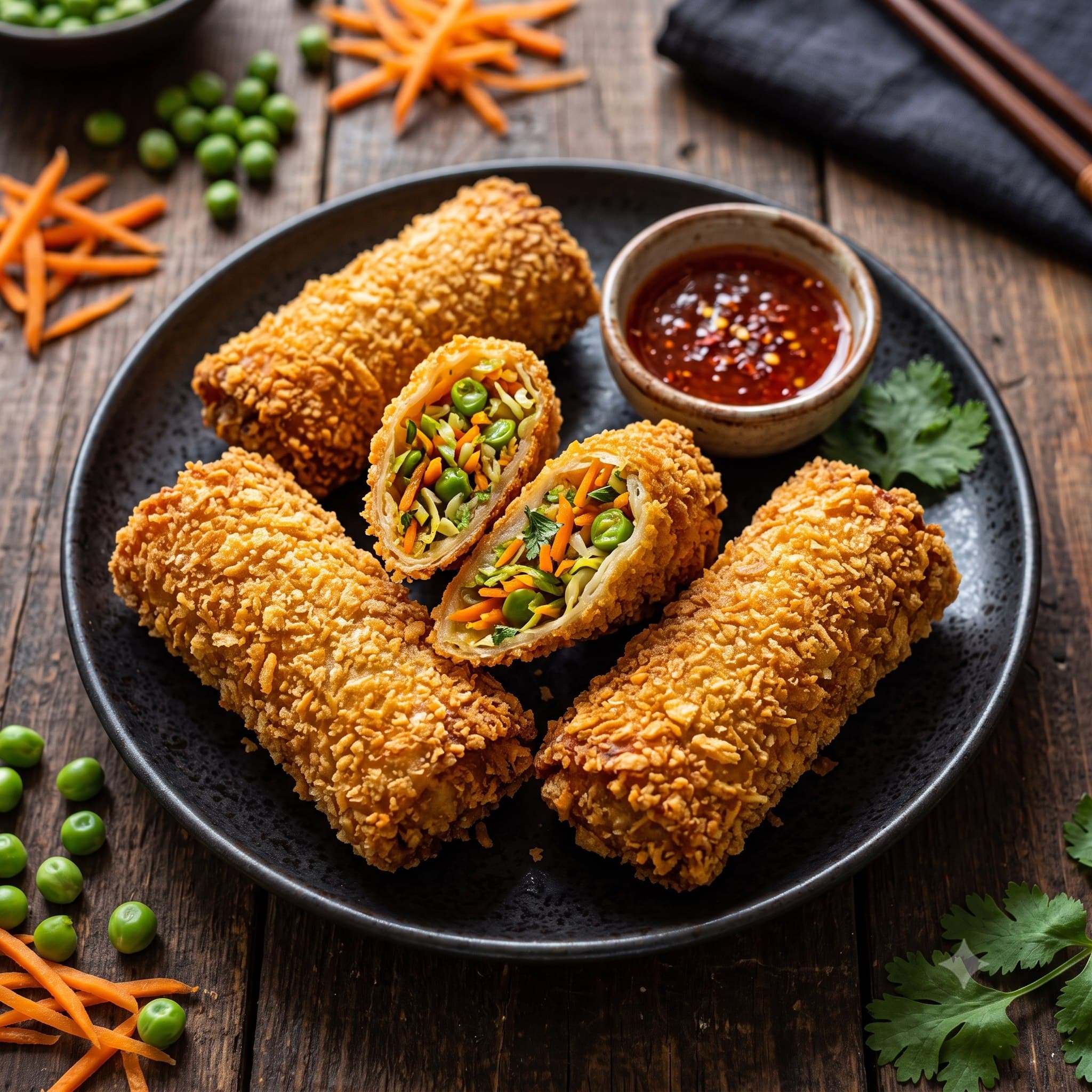 Veg Kurkure Roll