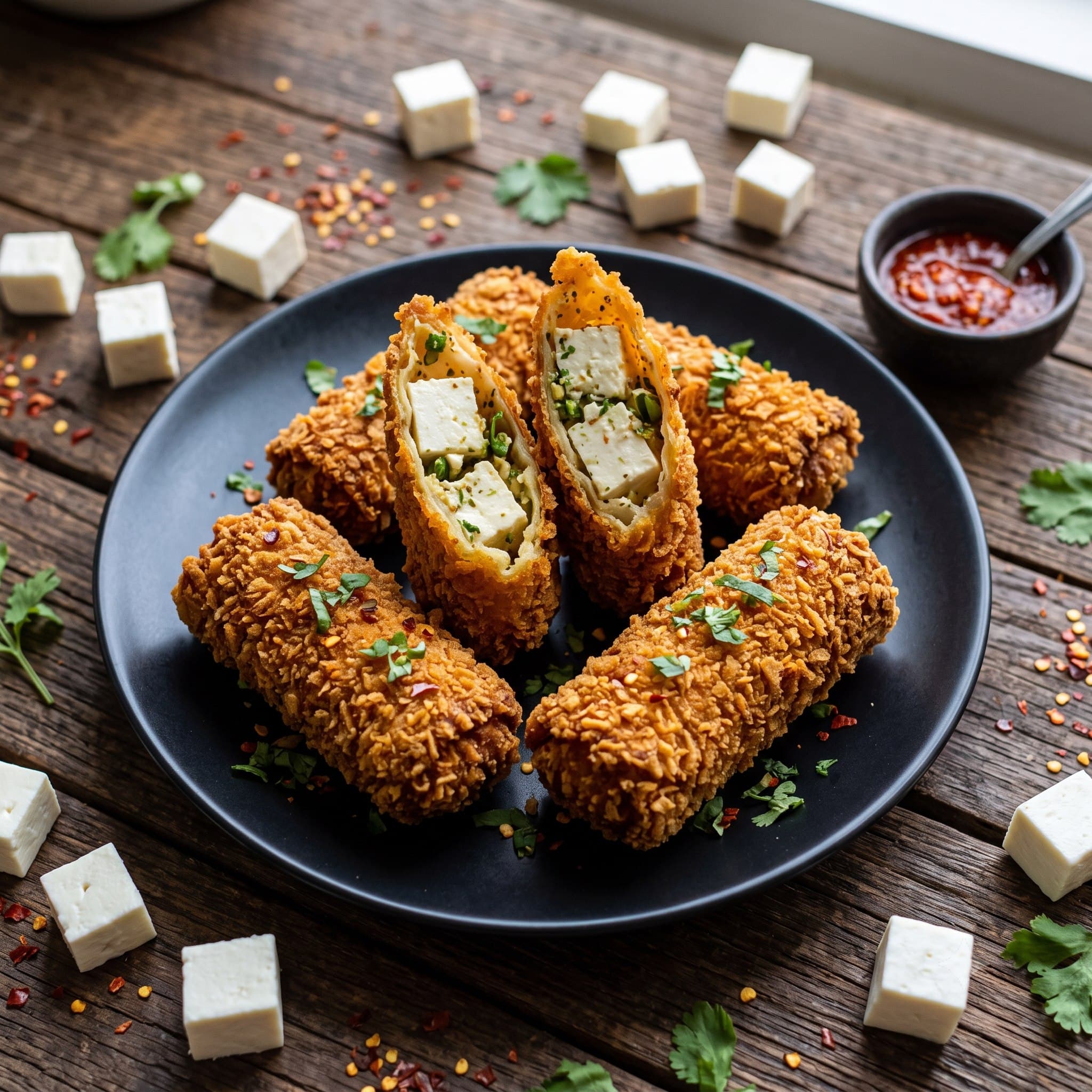 Paneer Kurkure Roll