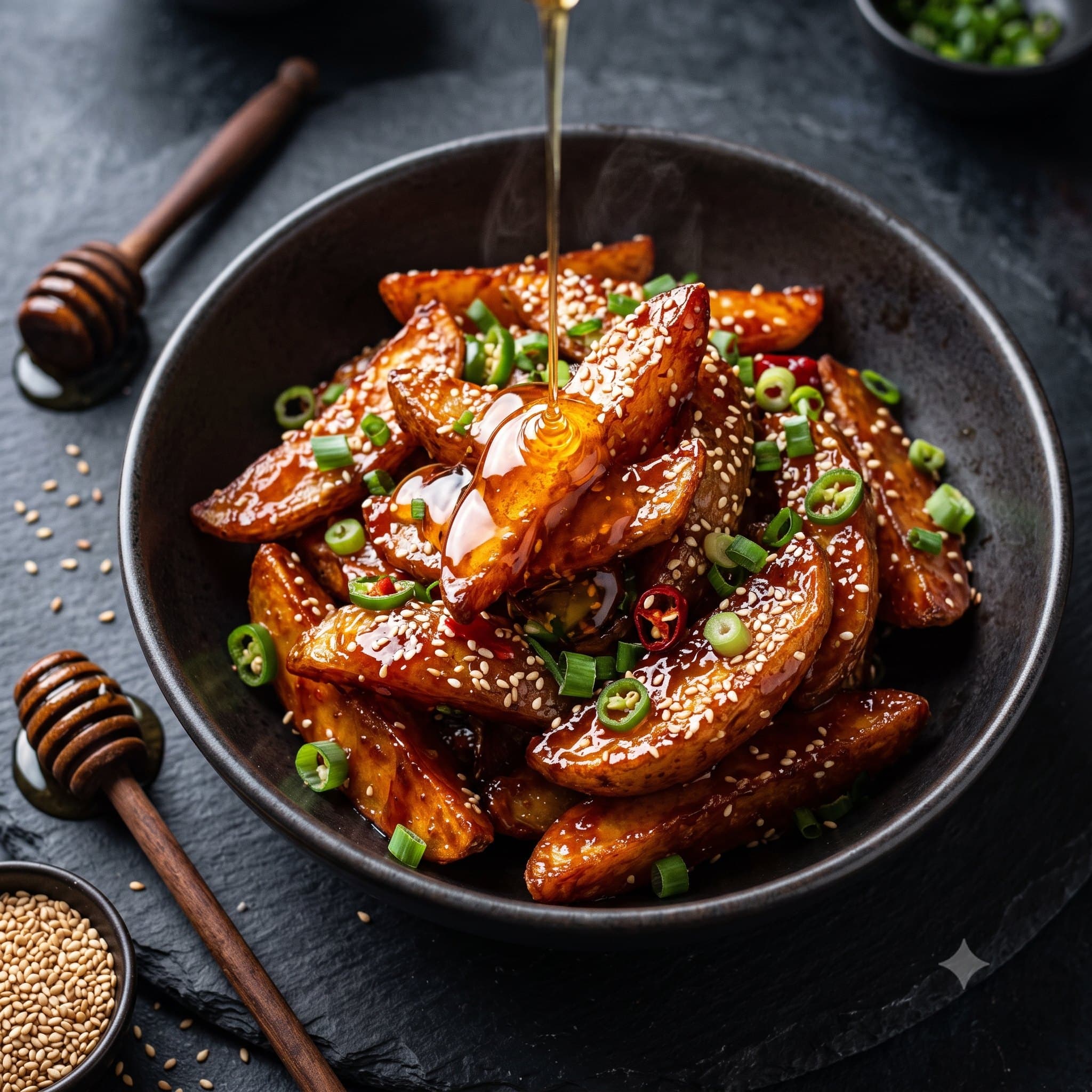 Honey Chilli Potato